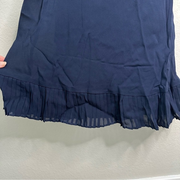 Reformation Navy Suki Midi Dress SZ US 6 - Picture 4 of 9